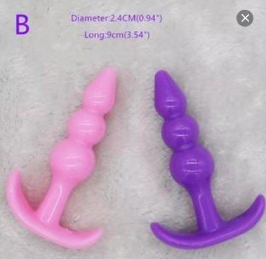 Anal Plug Butt Jelly Silikon Lentur Stainless Pria Wanita